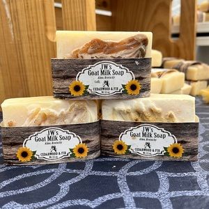 Cedarwood and Fir JW’s Goat Milk Soap